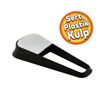 Badem10 Pırlanta Çekmece Mutfak Dolap Kapak Mat Siyah Krom Sert Plastik Kulp