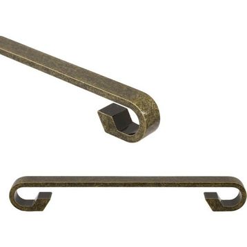 Badem10 Piyano Mobilya Antik Sarı Metal 128 mm Dolap Kapak Çekmece Kulbu
