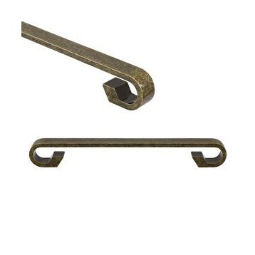 Badem10 Piyano Mobilya Antik Sarı Metal 128 mm Dolap Kapak Çekmece Kulbu