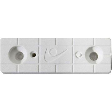 Badem10 Plastik Ayak Baza Pabucu 10x5 cm Beyaz Denge Çubuğu Takozu