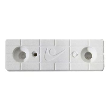 Badem10 Plastik Ayak Baza Pabucu 10x5 cm Beyaz Denge Çubuğu Takozu
