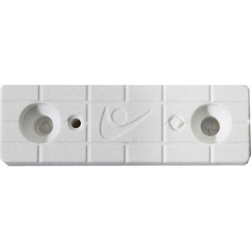 Badem10 Plastik Ayak Baza Pabucu 10x5 cm Beyaz Denge Çubuğu Takozu