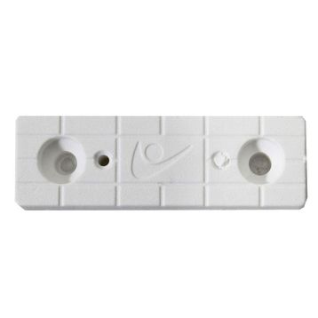 Badem10 Plastik Ayak Baza Pabucu 10x5 cm Beyaz Denge Çubuğu Takozu