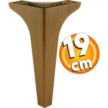 Badem10 Sedef Lüks 19 cm Koyu Kahverengi Baza Mobilya Kanepe Sehpa TV Ünitesi Koltuk Ayağı