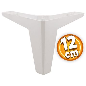 Badem10 Sedir Lüks 12 cm Beyaz Baza Mobilya Kanepe Sehpa TV Ünitesi Koltuk Ayağı