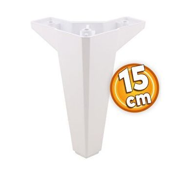 Badem10 Sedir Lüks 15 cm Beyaz Baza Mobilya Kanepe Sehpa TV Ünitesi Koltuk Ayağı