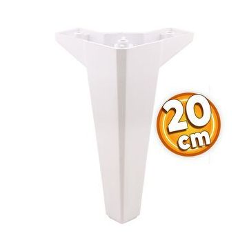Badem10 Sedir Lüks 20 cm Beyaz Baza Mobilya Kanepe Sehpa TV Ünitesi Koltuk Ayağı