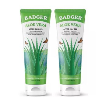 Badger Aloe Vera After Sun Gel 2x118 ml Güneş Sonrası Nemlendirici