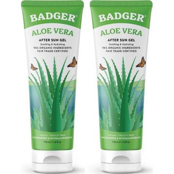 Badger Aloe Vera After Sun Gel 2x118 ml Güneş Sonrası Nemlendirici