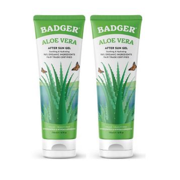 Badger Aloe Vera After Sun Gel 2x118 ml Güneş Sonrası Nemlendirici