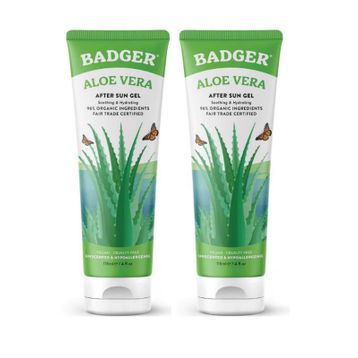Badger Aloe Vera After Sun Gel 2x118 ml Güneş Sonrası Nemlendirici