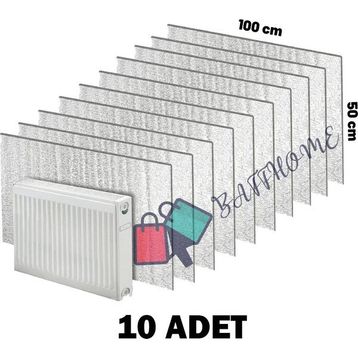 Baffhome Ankaflex Isı Yalıtımlı Radyatör Petek Arkası Sıcaklık Tasarruf 10 Adet Kalorifer Izopan Levhası