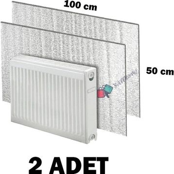 Baffhome Ankaflex Isı Yalıtımlı Radyatör Petek Arkası Sıcaklık Tasarruf 2 Adet Kalorifer Izopan Levhası