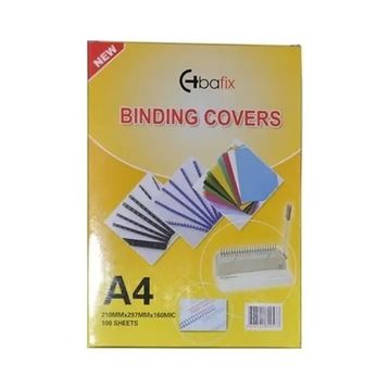 Bafix A4 Şeffaf Pvc 160 Micron 100'lü Cilt Kapağı