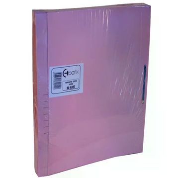 Bafix Karton Pembe Tam Kapak Dosya