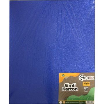 Bafix Simli 50x70 Mavi Karton