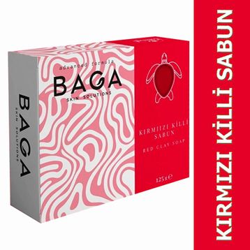 Baga 125 gr Kırmızı Killi Sabun