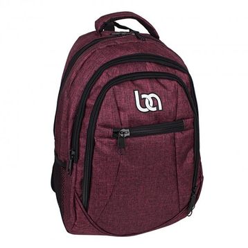 Bagacar 307 Laptop Bölmeli Okul Ve Günlük Sırt Çantası Bordo