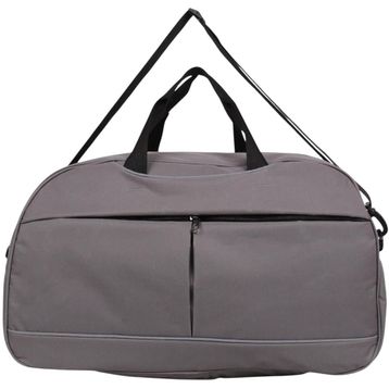 Bagacar 50x30x24 cm Unisex Gri Kumaş Plaj Spor ve Seyahat Çantası