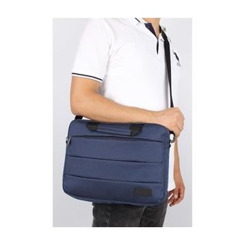 Bagacar Lacivert Unisex 15.6 İnç Laptop ve Evrak Çantası