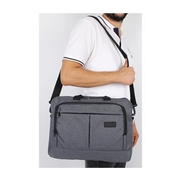 Bagacar Lacivert Unisex 15.6 İnç Laptop ve Evrak Çantası