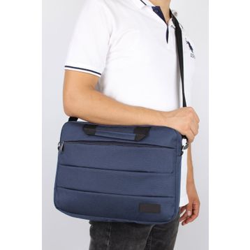 Bagacar Lacivert Unisex 15.6 İnç Laptop ve Evrak Çantası