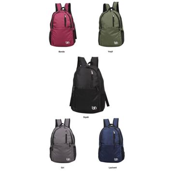 Bagacar Mnt Cepli Siyah Unisex Okul ve Günlük Sırt Çantası