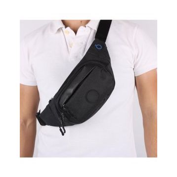 Bagacar NP02 Siyah Kumaş Erkek Çapraz Çanta