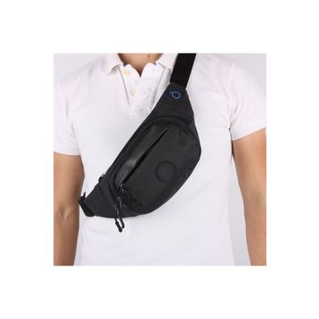 Bagacar NP02 Siyah Kumaş Erkek Çapraz Çanta
