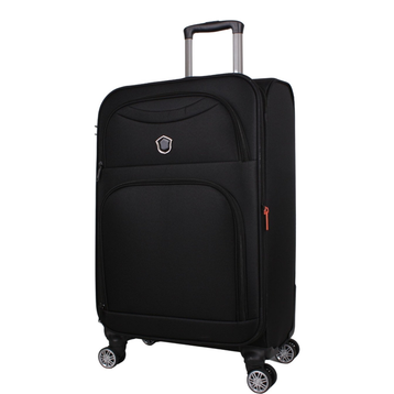 Bagacar Ultra Light Körüklü Kumaş Siyah 3'lü Valiz Seti