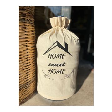 Bagand Home Sweat Home Baskılı Krem Damacana Kılıfı