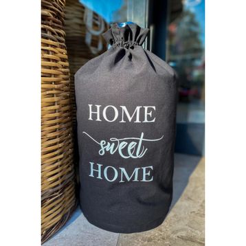Bagand Home Sweat Home Baskılı Siyah Damacana Kılıfı
