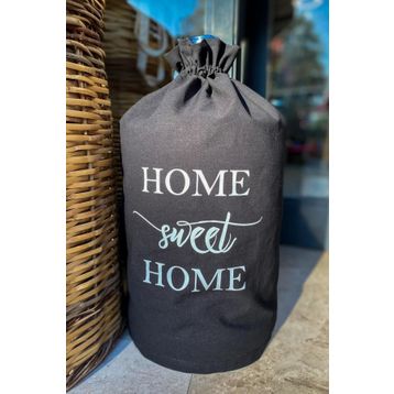 Bagand Home Sweat Home Baskılı Siyah Damacana Kılıfı