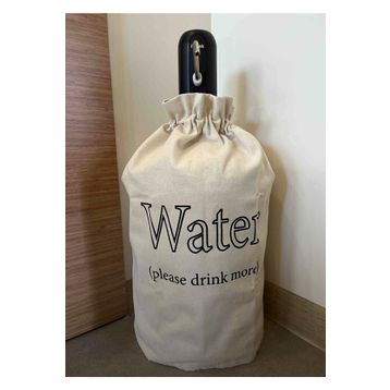 Bagand Krem Water Please Drink More Baskılı Damacana Kılıfı