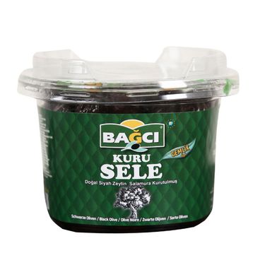 Bağcı 400 gr Salamura Kuru Sele Doğal Siyah Zeytin