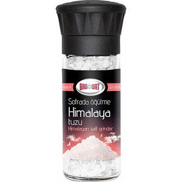 Bağdat Baharat Himalaya Çakıl Tuzu Sofrada Öğütme 110gr Değirmen