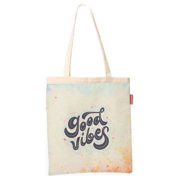 Baghashtag Good Vibes Baskılı Kadın Günlük Çanta