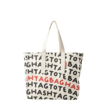 Baghashtag Totebaghashtag Baskılı Bez Kadın Günlük Çanta