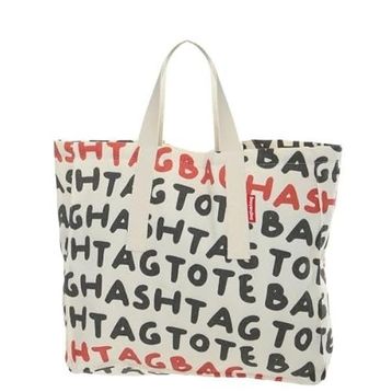 Baghashtag Totebaghashtag Baskılı Bez Kadın Günlük Çanta