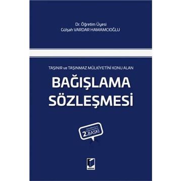 Bağışlama Sözleşmesi- Gülşah Vardar Hamamcıoğlu