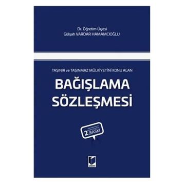 Bağışlama Sözleşmesi- Gülşah Vardar Hamamcıoğlu