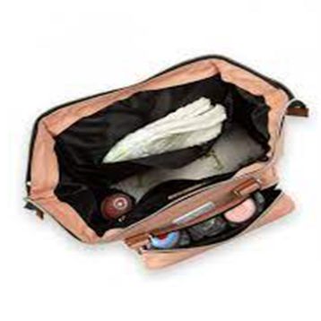 Bagmori M000005163 Pudra Baby Bag Baskılı Cepli Anne Bebek Bakım Sırt Çantası