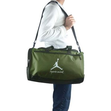 Bagorama Kumaş 46 cm Yeşil Seyahat Spor Fitness Omuz Çantası