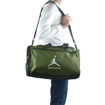 Bagorama Kumaş 46 cm Yeşil Seyahat Spor Fitness Omuz Çantası