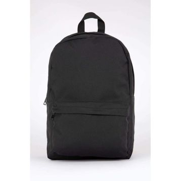 Bagorama Siyah Kumaş Günlük Basic Unisex Sırt Çantası