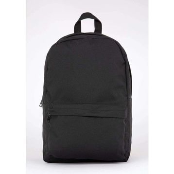 Bagorama Siyah Kumaş Günlük Basic Unisex Sırt Çantası