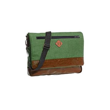 Bagorama Yeşil 15 inç Unisex Postacı Çantası