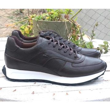 Bags Shoes Marcomen 19727-13030 Deri Smart Casual Kahverengi Erkek Günlük Ayakkabı