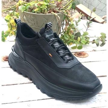 Bags Shoes Marcomen 20337 Deri Ultra Comfort Taban Premium Siyah Erkek Günlük Ayakkabı