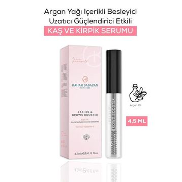 Bahar Babacan Argan Yağ Besleyici Güçlendirici Etkili 5 ml Kaş Kirpik Serumu